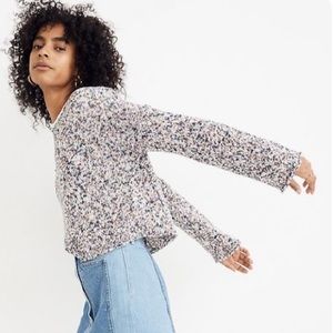 Madewell Brownstone Flecked Pullover Sweater